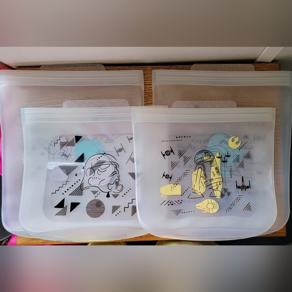 Pyrex Star Wars Silicone Reusable Bags - Picture 6 of 6